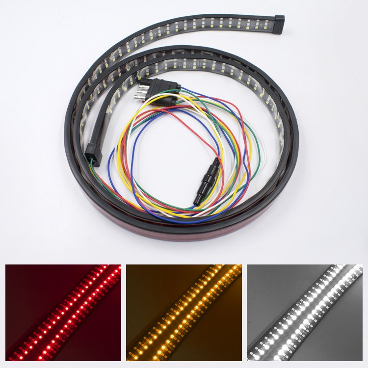 LED Driving lamp for Car universal cars Turn Signal lamp 60Inch Rear Strip Brake light Tricolor Pickup Light