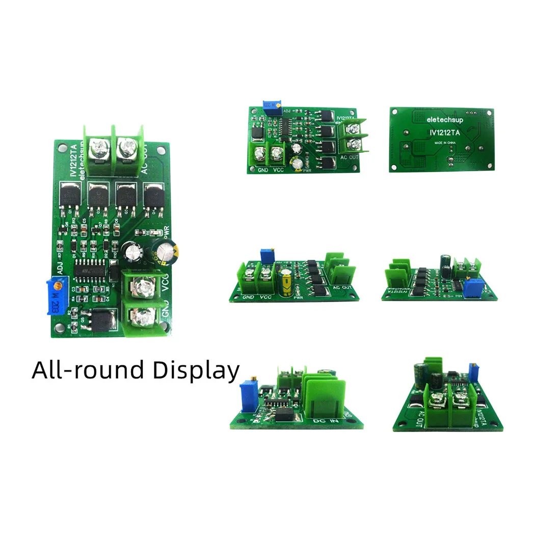 IV1212TA 200W DC 12V to AC 12V Inverter 50Hz Square Wave Signal Generator Module 12W AC 12V to 220V Power Transformer