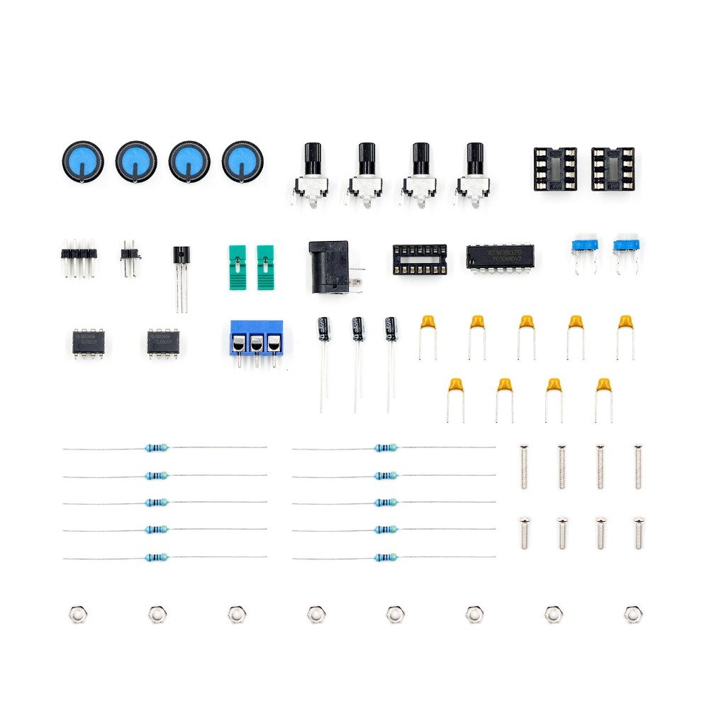 Hot ICL8038 High Precision Adjustable Signal Generator DIY Kit Sinusoidal Triple-Cornered Square Sawtooth Output 5Hz-400Khz