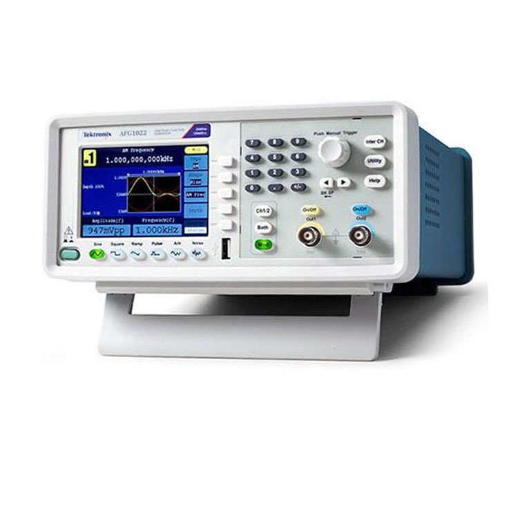 Tektronix AFG1022 25 MHz 2 channels arbitrary waveform function signal generator training platform