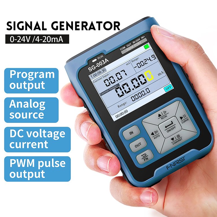 FNIRSI SG-003A Multifunctional Signal Generator 0-10V Adjustable Current Voltage Simulator Signal Generator Sources Transmitter