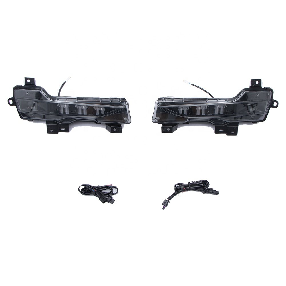 Hansshow Model 3/Y Led Turn Signal Lamp Multi-function Front Fog Lights For Tesla Model 3/Y Daytime Running Lights