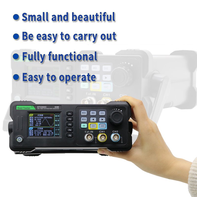 ET33C Series DDS DUAL-CHANNEL FUNCTION/ARBITRARY WAVEFORM GENERATOR