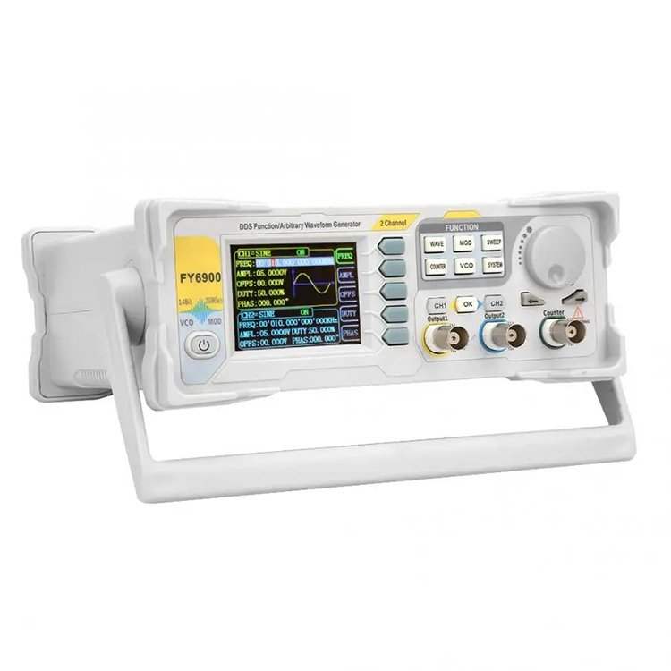 FY6900 20/30/50/60/80/100MHz DDS Function Signal Generator Dual-CH Arbitrary Waveform Generator Source Frequency Counter