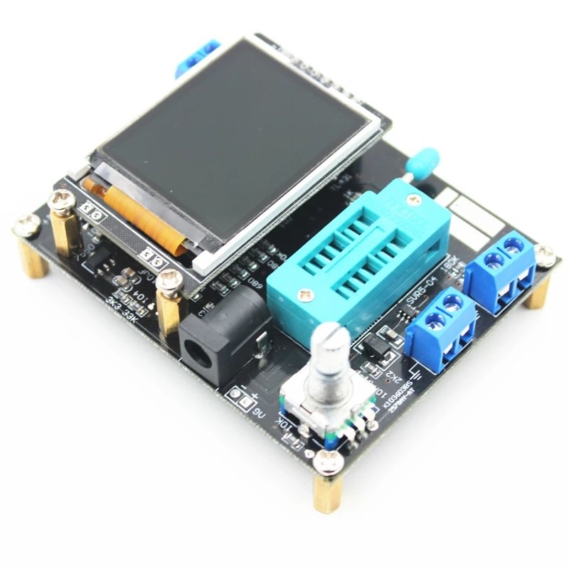 LCD GM328A Transistor Tester Diode Capacitance ESR Voltage Frequency Meter PWM Square Wave Signal Generator electronic kits