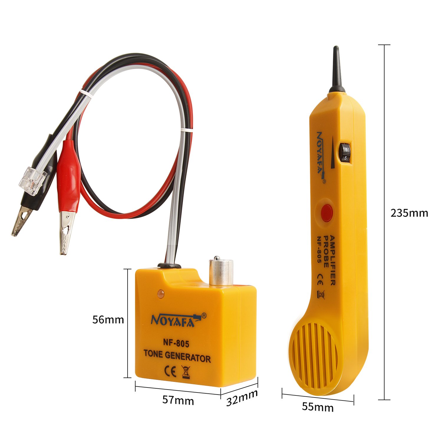 NOYAFA NF-805 Wire circuit detector wire tracker cable tester Tone Generator and Probe Kit