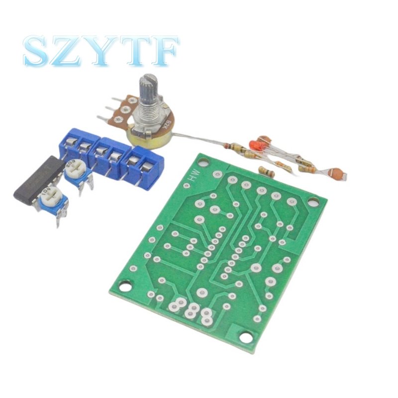 ICL8038 DIY Function Signal Generator Kit Set Multi-channel Waveform Generator Electronic Production Practice 12-24v 50-200KHZ
