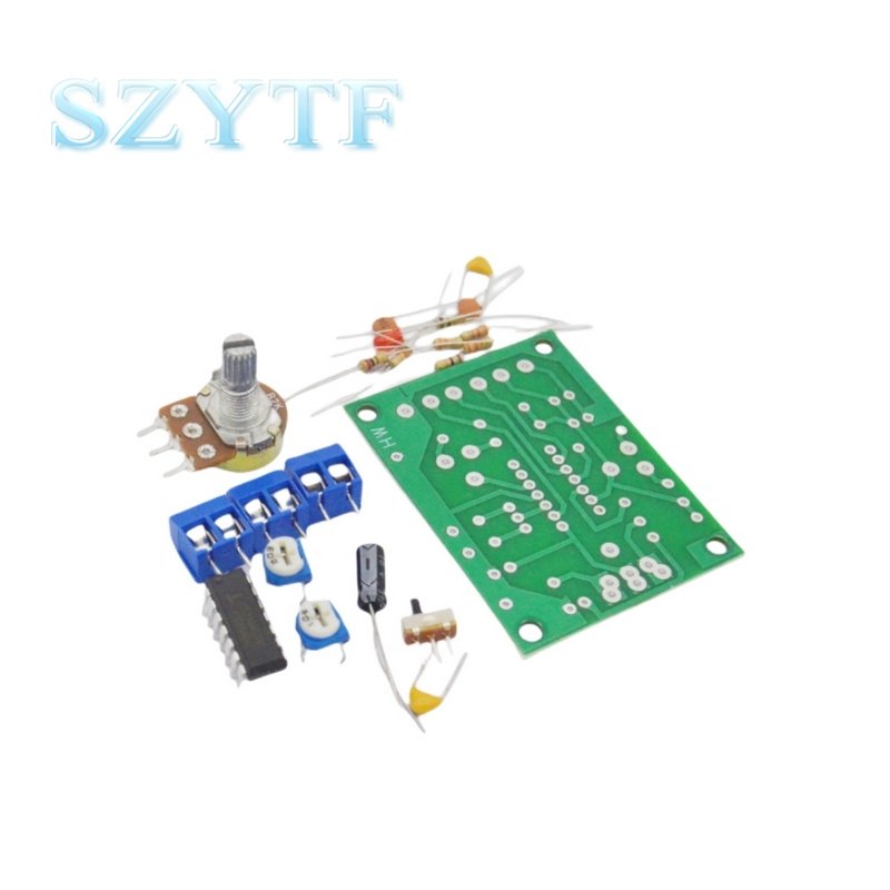 ICL8038 DIY Function Signal Generator Kit Set Multi-channel Waveform Generator Electronic Production Practice 12-24v 50-200KHZ