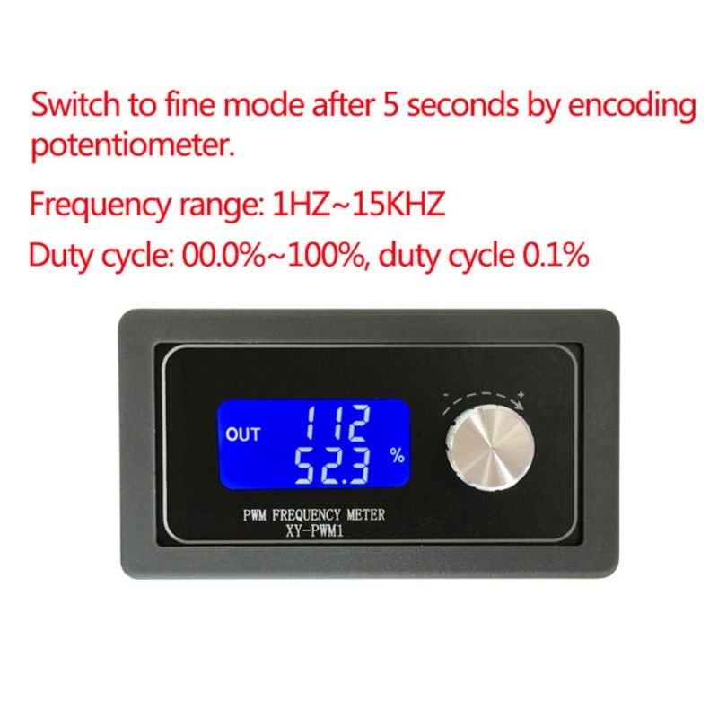 XY-PWM1 Signal Generator Module Adjustable PWM Pulse Frequency Duty Cycle Square Wave