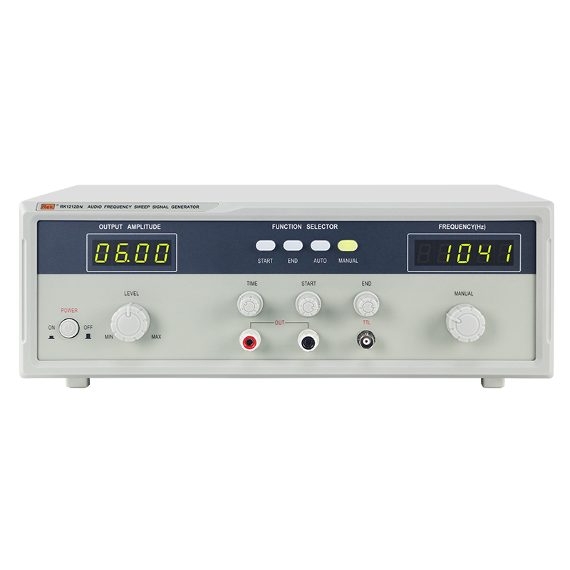 REK RK1212DN Audio Sweep Signal Generator Speaker Tester Frequency Meter 20Hz-20KHz 18Vrms