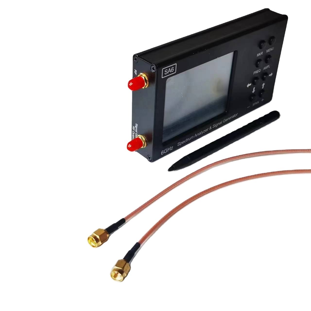 Portable Digital RF Spectrum Analyzer SA6 35-6200MHz 3.2" Lcd Display 6GHz with Signal Generator Antenna Analyzer