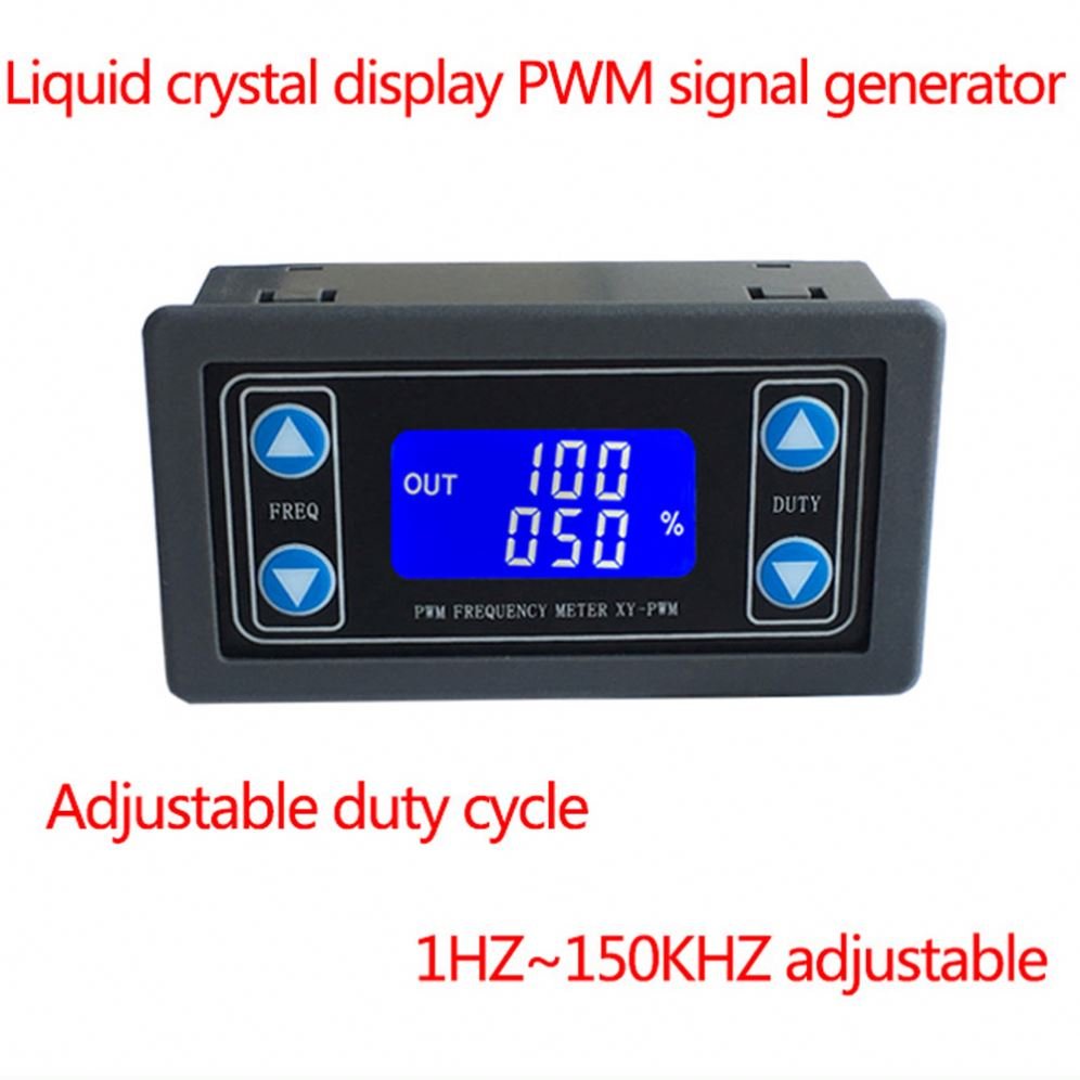 XY-PWM Adjustable Square Wave Rectangular Signal Generator 3.3-30V PWM Pulse Frequency Duty Frequency Range 1Hz~150KHz