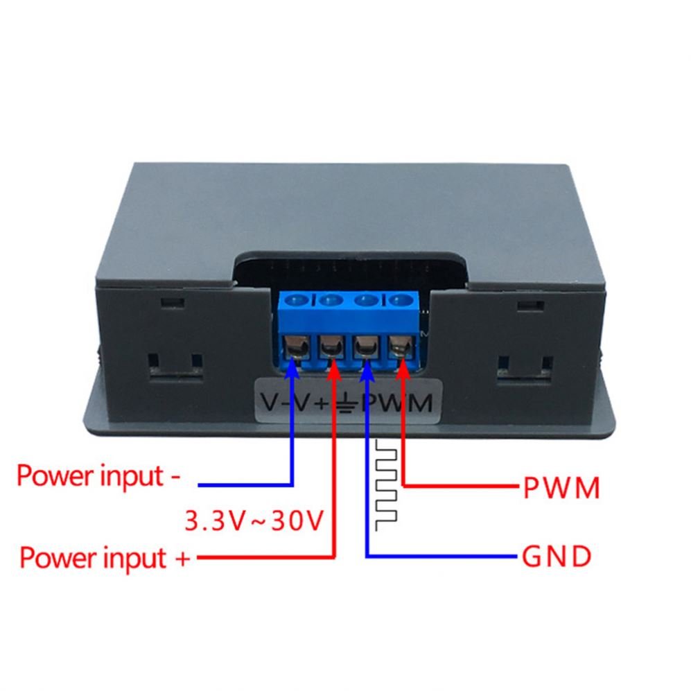 XY-PWM Adjustable Square Wave Rectangular Signal Generator 3.3-30V PWM Pulse Frequency Duty Frequency Range 1Hz~150KHz
