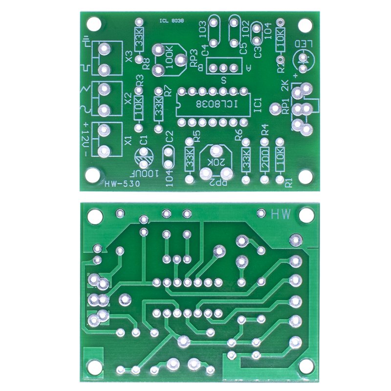 ICL8038 Monolithic Function Signal Generator Module DIY Kit Sine Square Triangle Frequency Generator Capacitor Inductor
