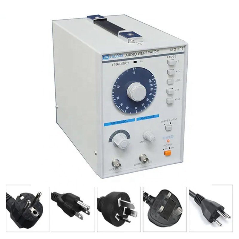 TAG-101 Low Frequency Signal Generator Sine Square Wave Audio Generator Function Signal 10Hz to 1MHz