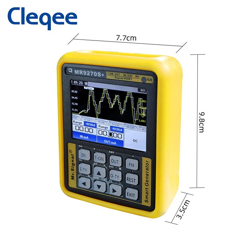 Cleqee MR9270S 4-20mA signal generator calibration Current voltage floating measurement