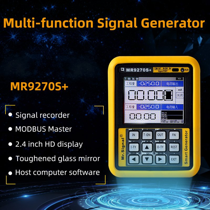 Cleqee MR9270S 4-20mA signal generator calibration Current voltage floating measurement