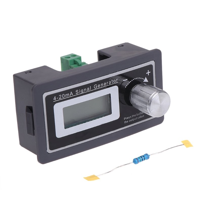 4-20mA Signal Generator Current Transducer Load Tester PLC Instrument LCD Two Wire Output, Signal Generators
