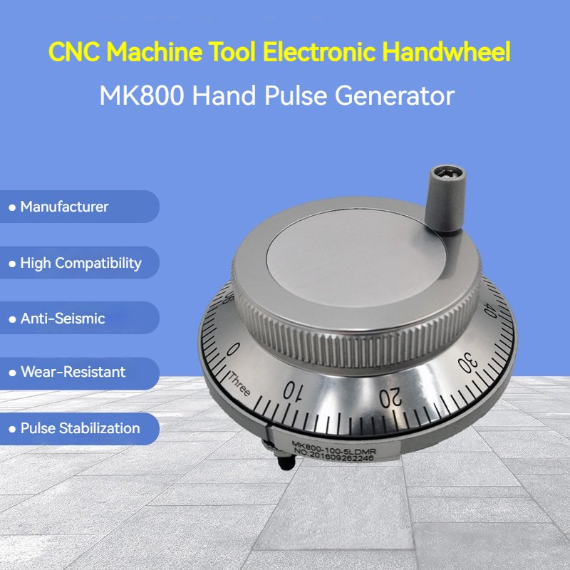 Manual Pulse 100 PPR DC5V A B Signal Digital CNC Handwheel Generator MPG Rotary Encoder for Fanuc Siemens Mitsubishi System