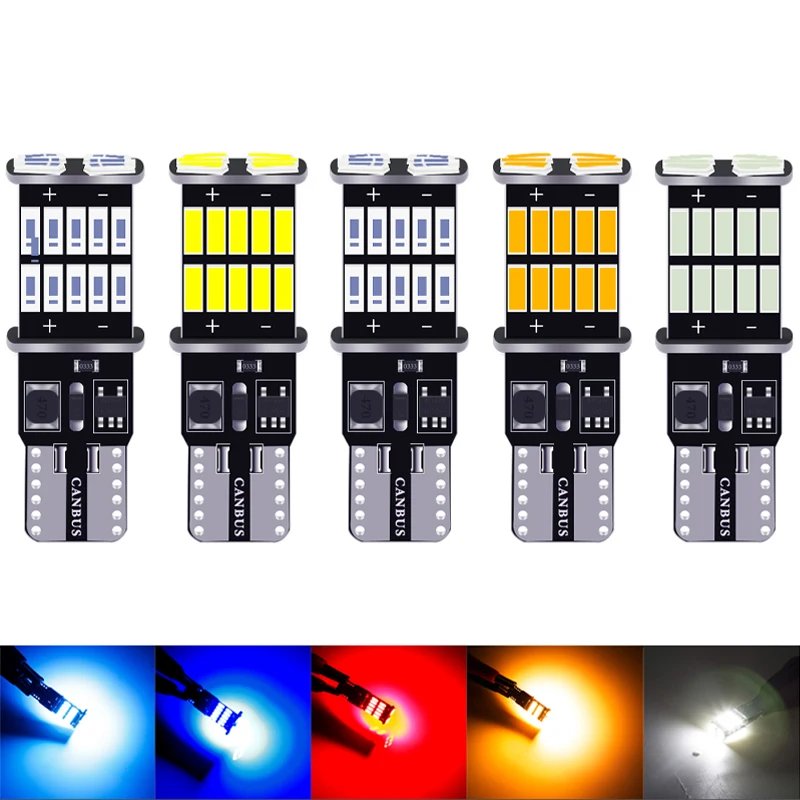 t10 w5w canbus car interior light 194 led 26 4014 SMD Instrument Lights bulb lamp dome light no error 12V 6000K