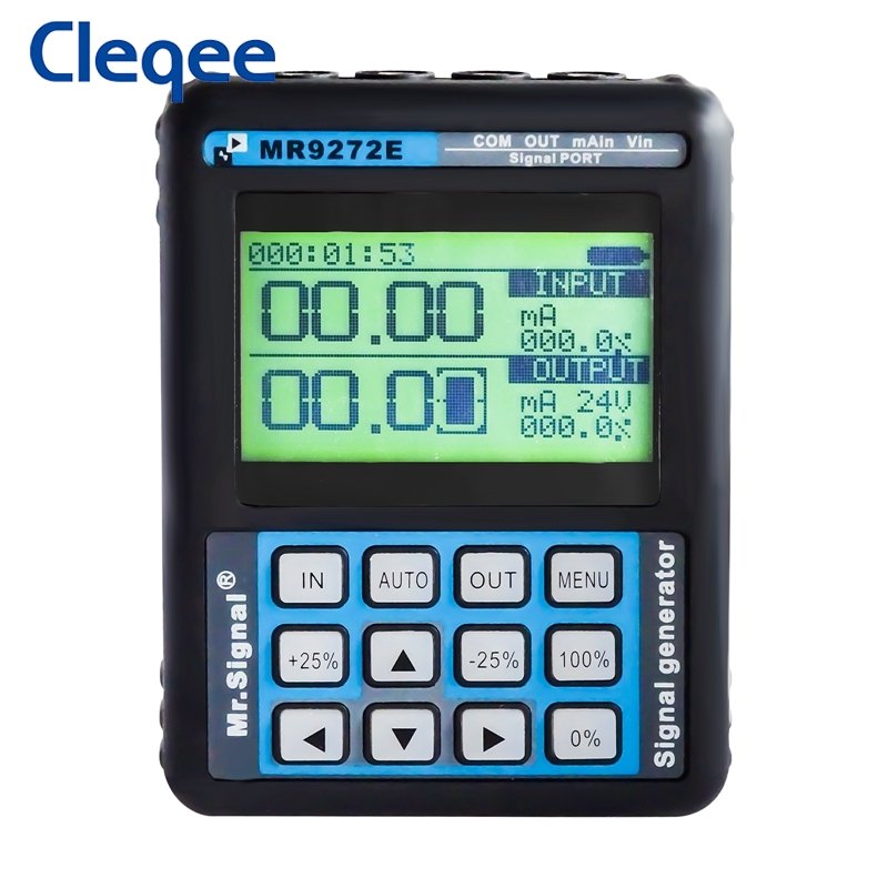 MR9272E 4-20mA Handheld Signal Generator Current and Voltage Process Calibrator Valve Positioner Transmitter Commissioning