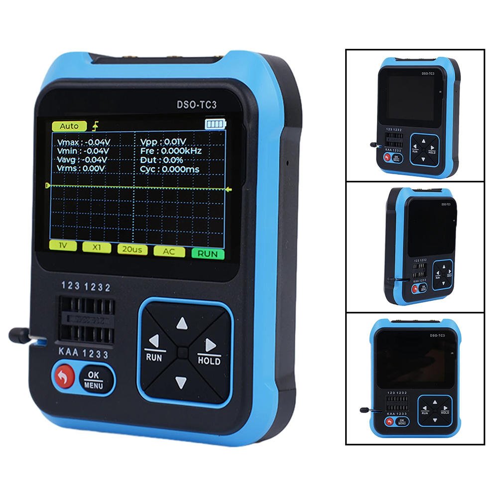 Digital Oscilloscope DSO-TC3 Function Signal Generator Transistor DSO TC3 Multifunction Electronic Component Tester Oscilloscope