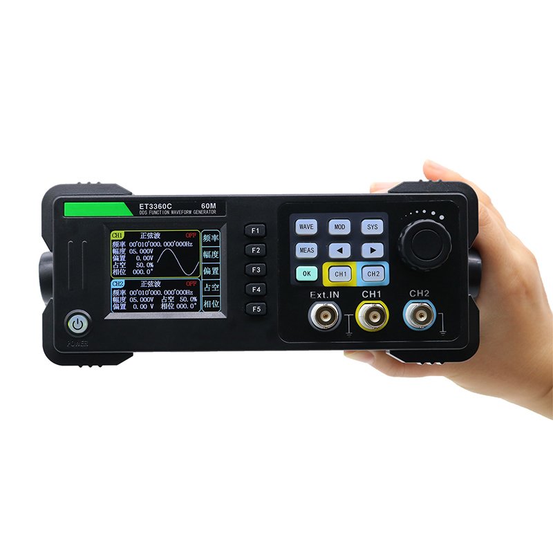 Factory Price 20MHz 40MHz 60MHz 2 channel Function Arbitrary Waveform Generator High Precision Frequency Meter Signal Generator