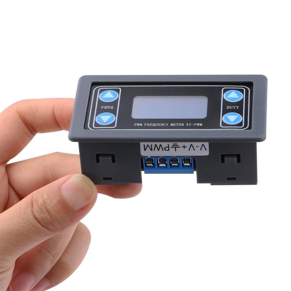 1Hz-150KHz Adjustable PWM Square Wave Pulse Signal Generator Frequency Meter with small size