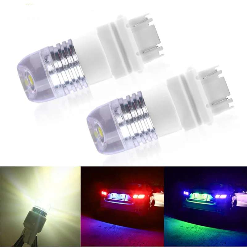 1PC BAY15D 1157 P21/5W P27/7W W21/5W 3157 7440 T25 strobe flash light brake blink light Lamp Bulb DC12 red white Auto Tail Stop