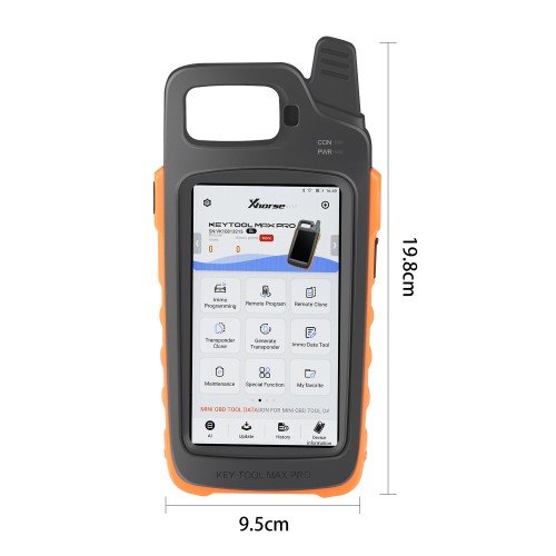 Xhorse VVDI Key Tool Max Pro Multi-Language Remote Programmer Support CAN FD Voltage and Leakage Current Tester