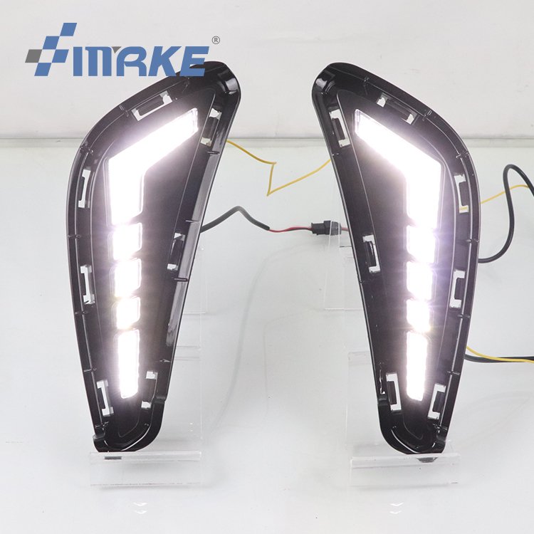 Smrke Front Fog Lamp Cover With Led DRL For BYD Dolphin 2021 2022 Daytime Running Light Daylight