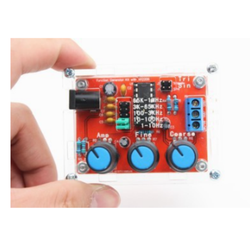 DIY loose parts with casing xr2206 CP Function Generator circuit output 1hz-1mhz high-precision signal generator XR2206 kit