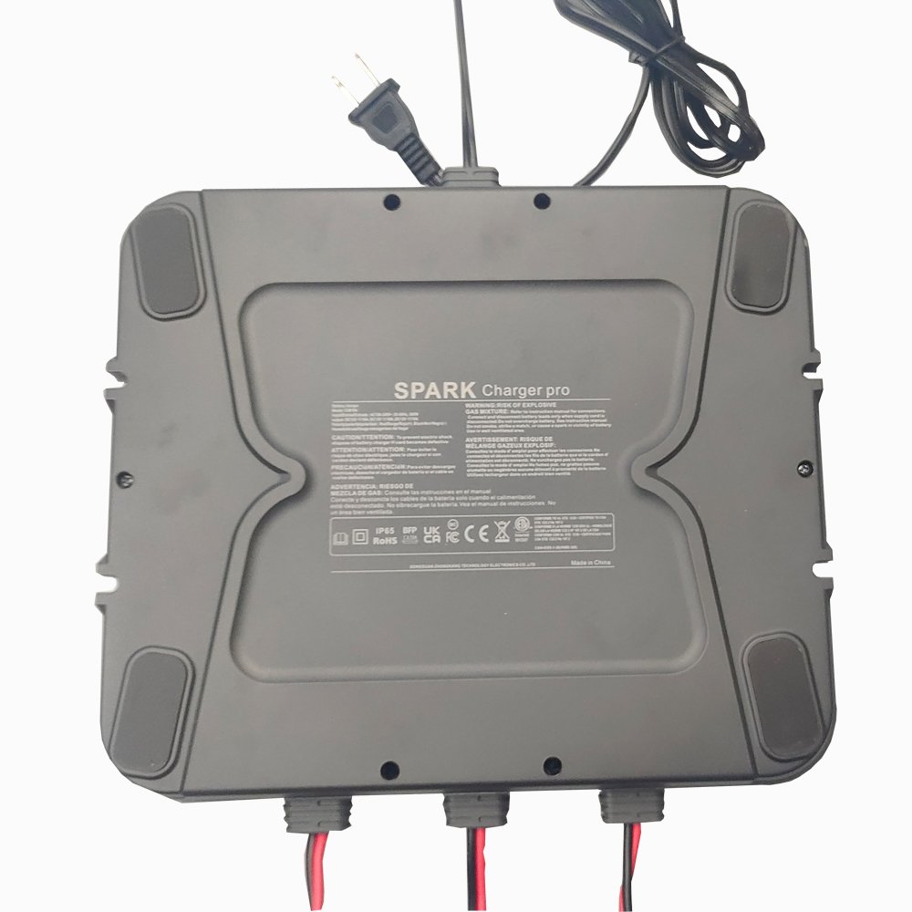 AC- DC 12V 10A Battery Charger, three bank output for lithium, AGM, LION, EFB batteries