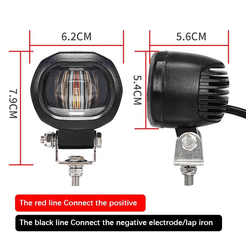 LED Red blue Linear Forklift Safe Area Work Light 10V-80V used for forklift and truck Forklift Warning Signal Lamp