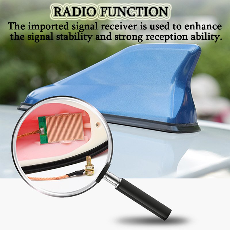 Signal radio antenna decoration is special for refitting the tail wing of the second generation antenna without punching.