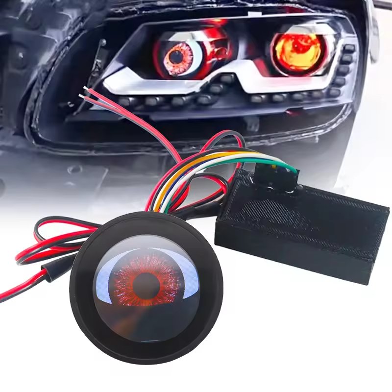 3 inch replace fog light with DRL hot selling demon eye multi-styles projector lens dynamic devil eyes