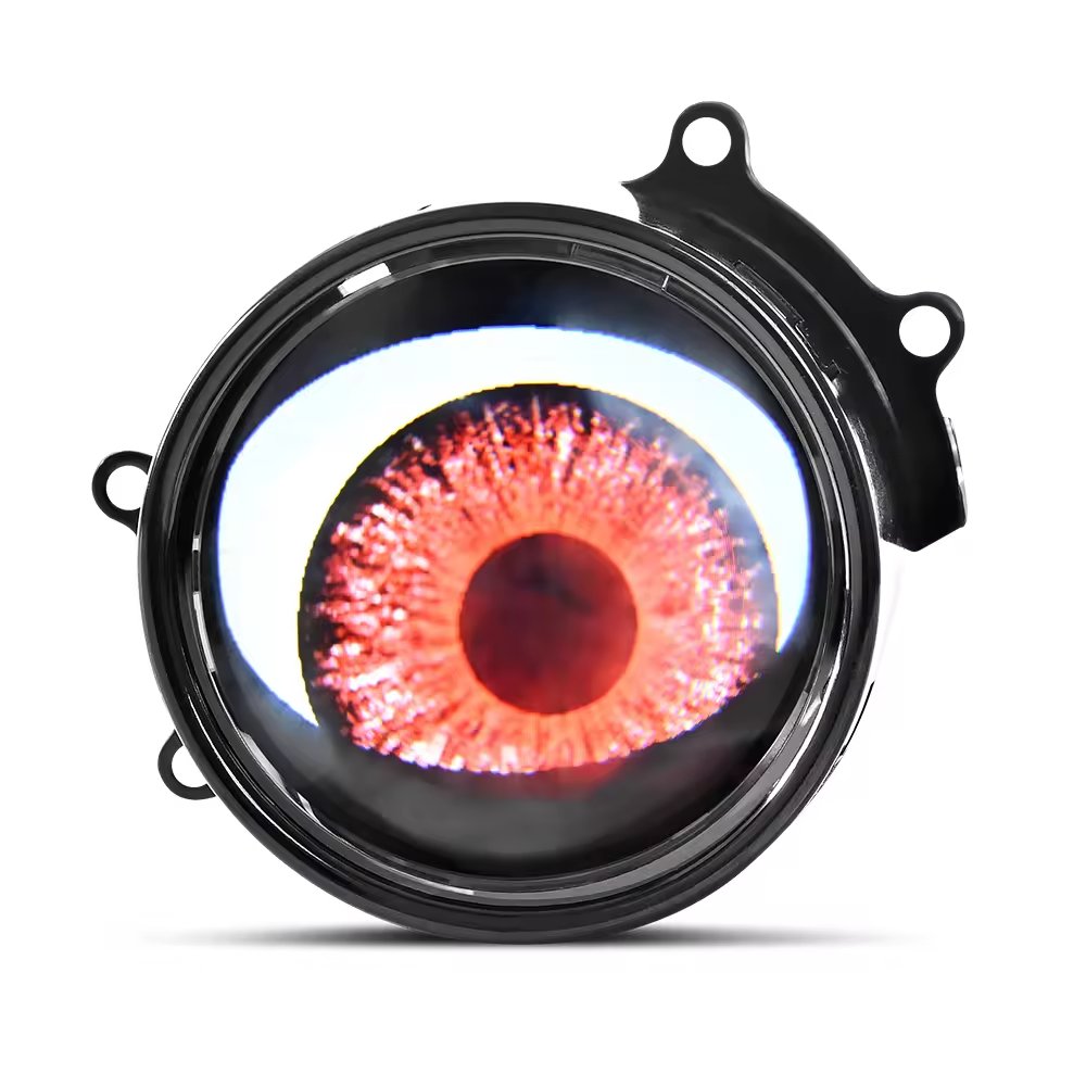 3 inch replace fog light with DRL hot selling demon eye multi-styles projector lens dynamic devil eyes