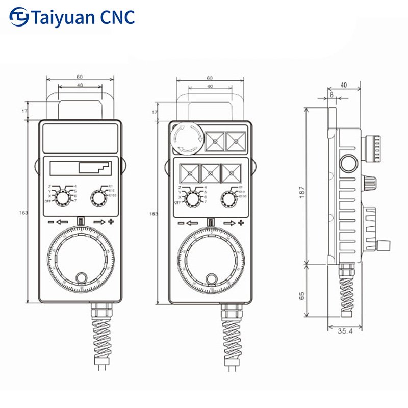 CNC machine tool special hand wheel hand pulse signal generator CNC engraving machine hand wheel