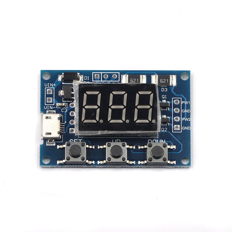 Micro USB DC 2CH Adjustable PWM Signal Generator Duty Cycle Pulse Frequency Module Digital LED Display Tube DC 5V 12V 24V DIY