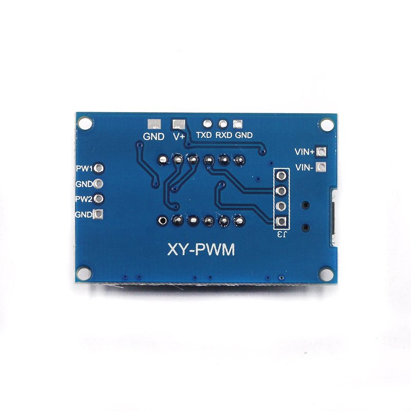 Micro USB DC 2CH Adjustable PWM Signal Generator Duty Cycle Pulse Frequency Module Digital LED Display Tube DC 5V 12V 24V DIY