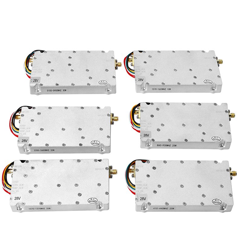 Customized 10~25W PA and DDS Signal generator 600-1000MHz FPV Module power amplifier module