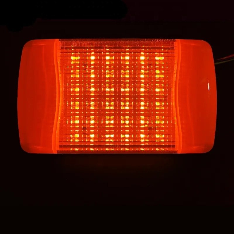 36LED Rear Tail Brake Stop Light Turn Signal Caution Indicator Lamp For Trailer Truck Van Caravan Tractor