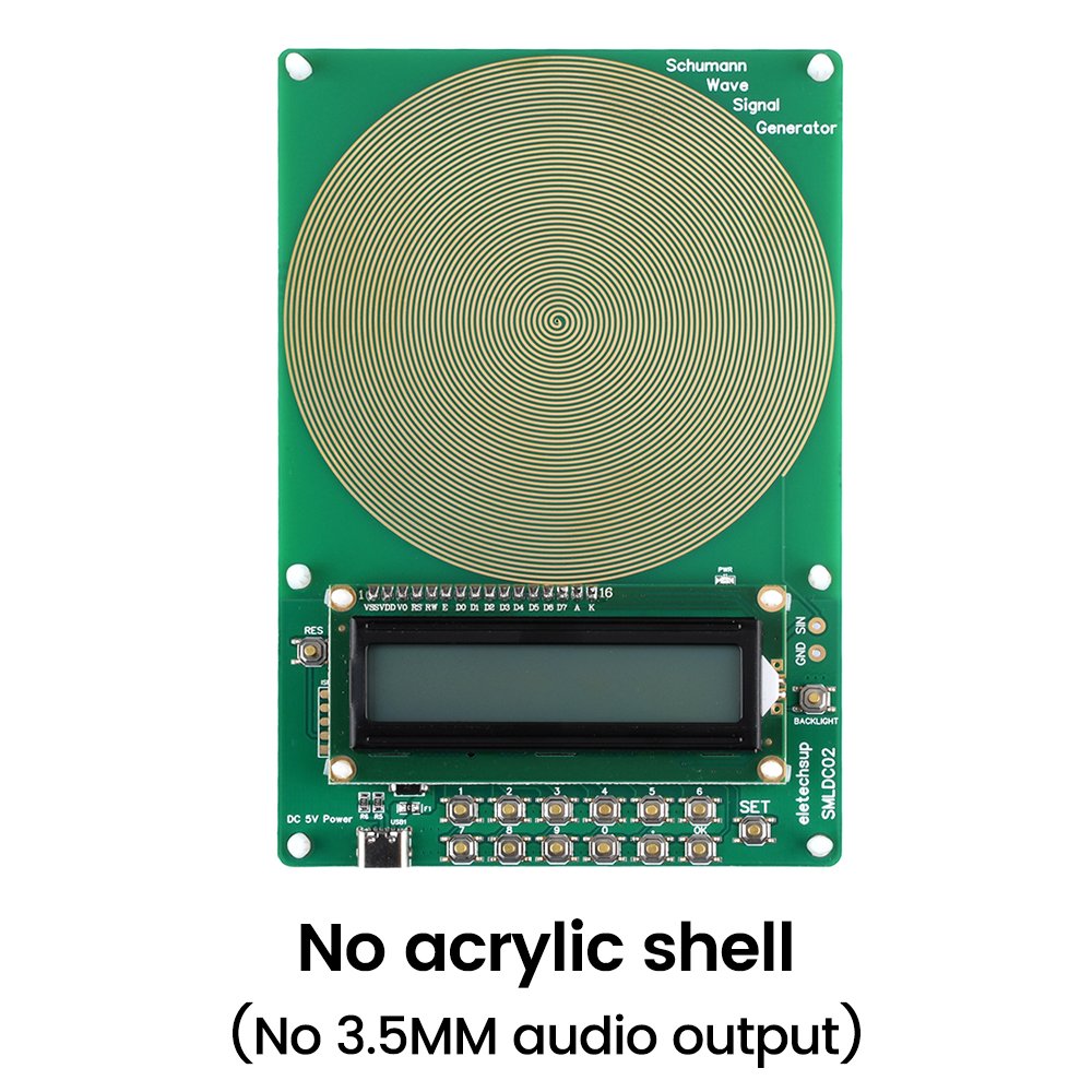 7.83Hz Schumann Waves Resonance Generator Ultralow Frequency Pulse Audio Resonator Type-C Interface 0.01Hz~100000Hz Adjustable