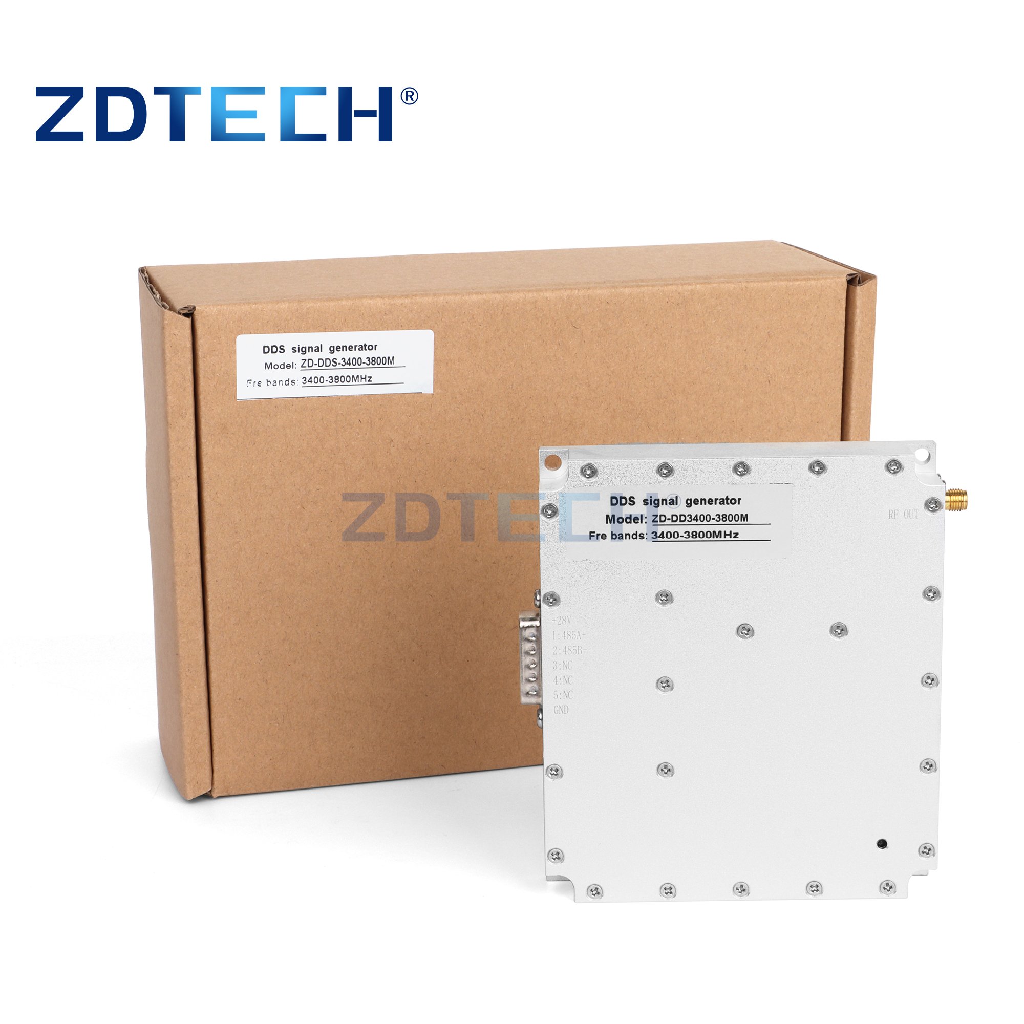 OEM ODM DDS high frequency with RS485 control wide band signal generator parts to build UAV N-F rf power amplifier module