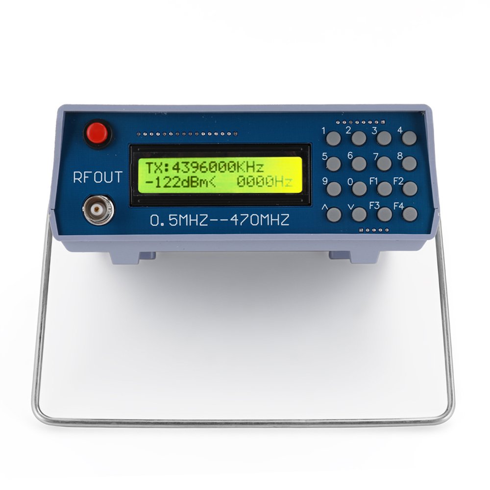 Signal Generator 0.5MHz-470MHz RF Signal Generator Meter Tester for FM Radio Walkie-talkie Debug Digital CTCSS Singal Output