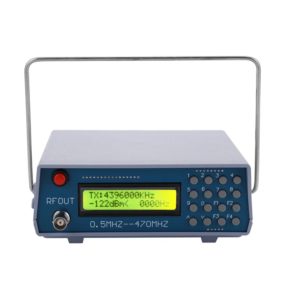 Signal Generator 0.5MHz-470MHz RF Signal Generator Meter Tester for FM Radio Walkie-talkie Debug Digital CTCSS Singal Output