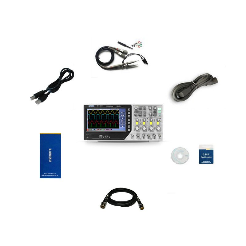 2 Channel Oscilloscope Signal Generator 40k Record Length 1gs/S Sampling Rate Digital Oscilloscope