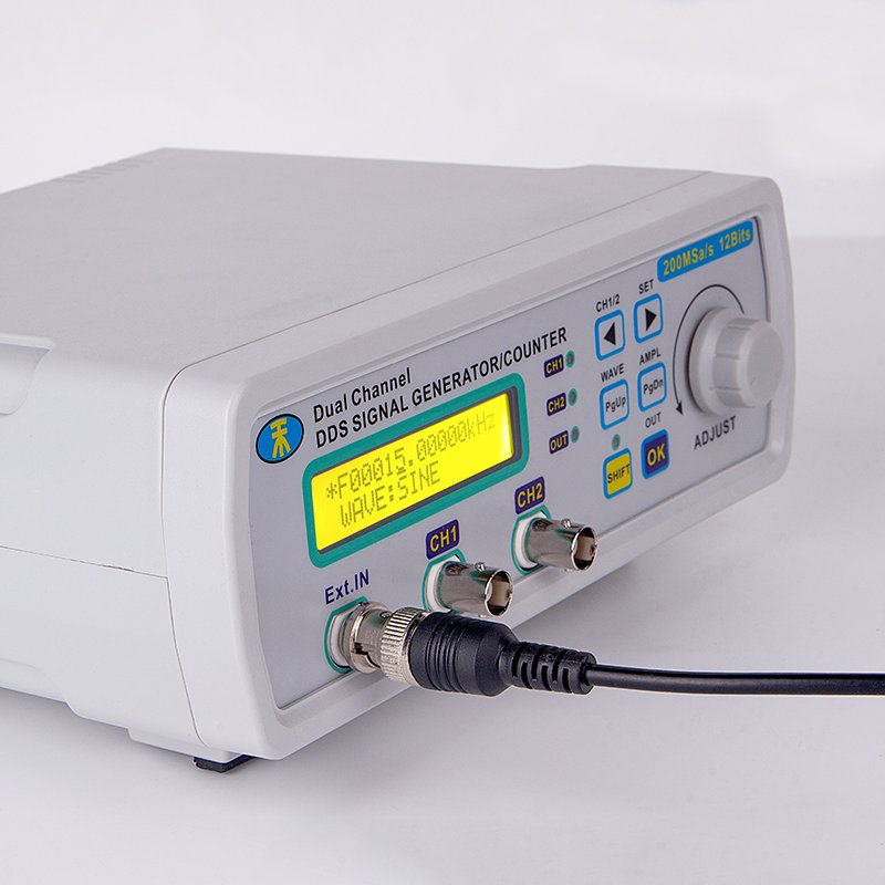 MHS-5200A 4 TTL 6MHz/12MHz/20MHz/25MHz 200MSa/s Digital Dual-channel DDS Signal Generator Arbitrary Waveform Frequency Meter