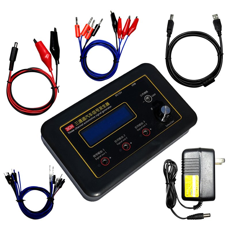 Three-channel automotive signal generator crankshaft camshaft sensor simulator automotive ECU computer repair CH