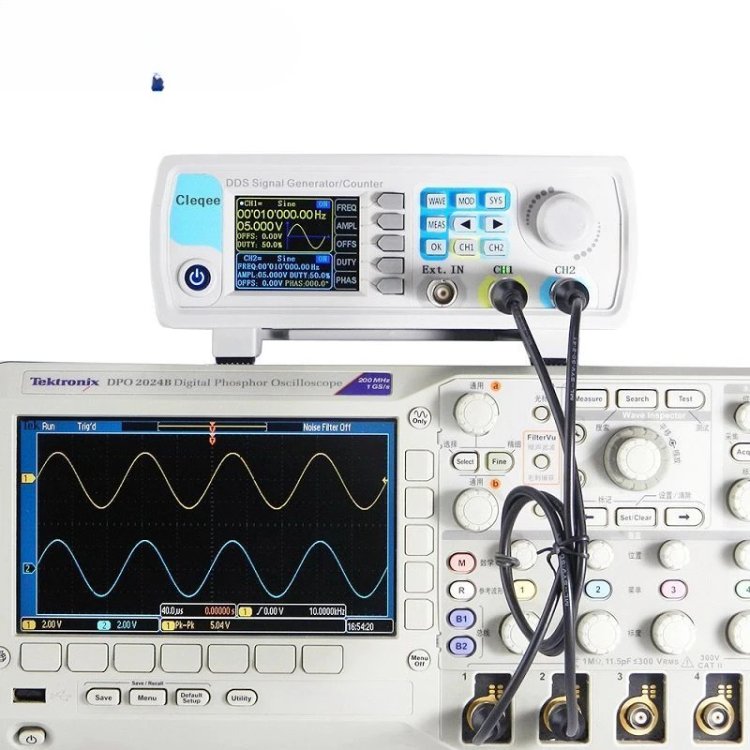 JDS6600-15M 0-15MHz Dual-channel DDS Signal and TTL Level Output Arbitrary Wave Function Signal Generator pulse frequency meter